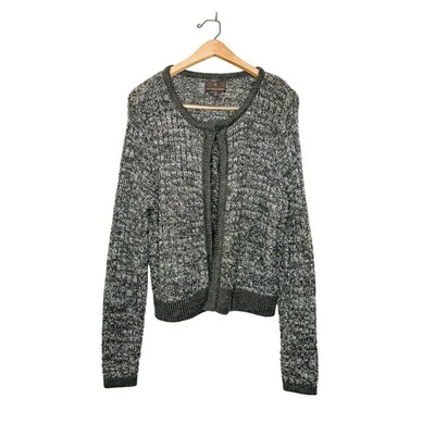 Fenn Wright Manson Womens Wool Blend Knit Cardigan Sweater Neutral Grey XL - Image 1 of 4