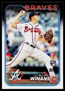 2024 Topps - Allan Winans #494 *RC* - Atlanta Braves - Picture 1 of 2