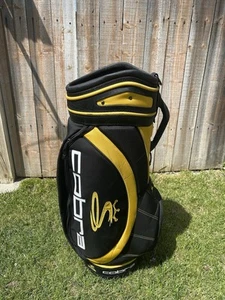 Cobra Tour Staff Golf Bag with 6-way Divider Cart Bag Yellow Black - Picture 1 of 11