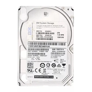 IBM (00FJ093) 2TB (SFF 2.5in) SAS-3 12G 7.2K 128MB HDD (00WK792) - Picture 1 of 3