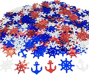 Anchor Rudder Confetti Patriotic 1400 Count (Pack of 1), - Picture 1 of 7