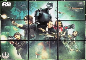 2016 Topps Star Wars: Rogue One UK Complete Puzzle 9x Cards (3) - Picture 1 of 3