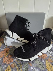 Balenciaga Black Speed Lace Up 2.0 - UK 6 - EU 40 - Fit UK 7 Perfectly - Picture 1 of 10