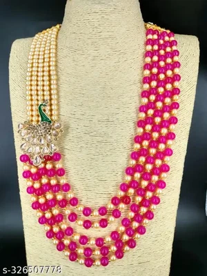 Traditional Men Necklace for Wedding Gold Plated Necklace for men - Image 1 of 4