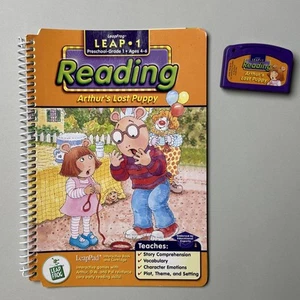 LeapFrog Leap 1 Reading Arthur's Lost Puppy Book & Cartridge Set Ages 4-6 Presch - Picture 1 of 3