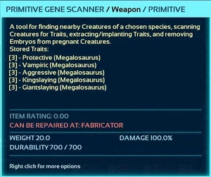 1 X Gene Trait Set🧬 (see pictures) 🧬 ARK Survival Ascended PVE  - Picture 1 of 15