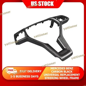 Mercedes Benz 2011-2014 Carbon Black AMG Steering Wheel Trim Cover ABSplastic US - Bild 1 von 8