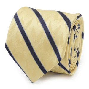 Corbata de seda a rayas amarilla y azul marino Marvel X-Men Wolverine para hombre - Imagen 1 de 5