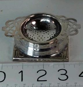 VTG TEA SETACCIO COLINO E RESTO 2 pezzi E.P.N.S. Placca Argento Inghilterra Perfezione - Foto 1 di 8