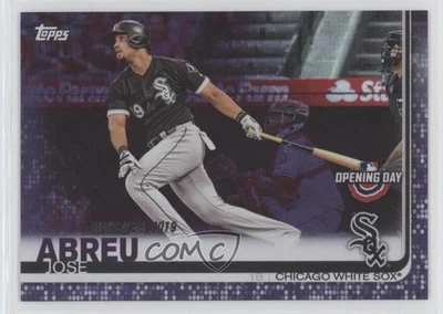 2019 Topps Opening Day Meijer Purple Foil Jose Abreu #37 - Image 1 of 2