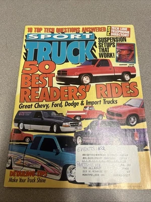 Sport Truck/ Aug/1999/ 50 Best Readers Rides/10 Top Tech Questions Answered F12D Foto 1 de 4
