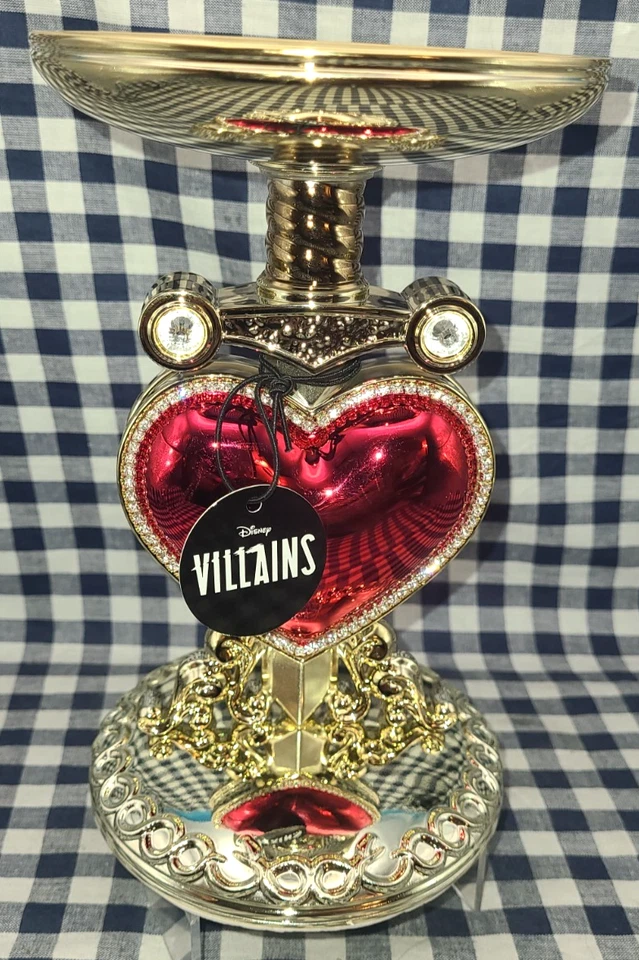 Bath and Body Works Disney VILLIANS Evil Queen Heart Pedestal Candle Holder