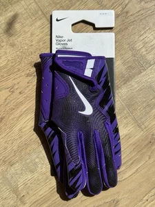 Damen M Nike Vapor Jet 8.0 Fußball Receiver Handschuhe lila schwarz FZ8780-511 - Bild 1 von 2