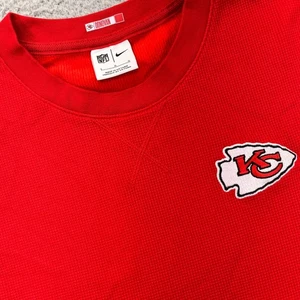 Camisa térmica emitida por el jugador de Kansas City Chiefs para hombre grande roja manga larga Nike - Imagen 1 de 12