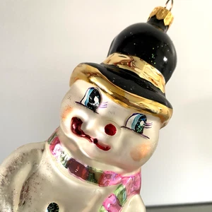 Christopher Radko Snowball the Snowman 1st Issue Rare Color Christmas Ornament - Bild 1 von 12