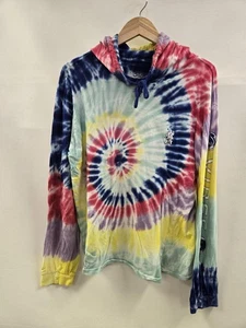 Sudadera con Capucha Eighty Eight Para Hombre Grande Tie Dye Espiral Astronauta Vibra Manga Larga Suave - Imagen 1 de 13