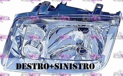 COPPIA FARI FANALE PROIETTORE DX+SX VW BORA 98>05 DAL 1998 AL 2005 SENZA FENDINE - Imagen 1 de 3