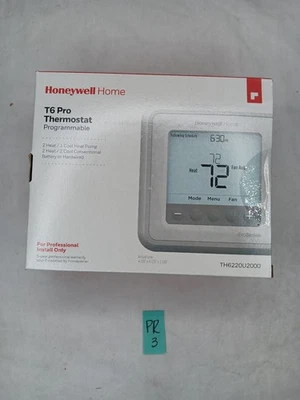 Honeywell *CONTRACTOR BRANDED - see pics* T6 PRO TH6220U2000 Thermostat - Image 1 of 4