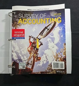 Survey of Accounting Jerry Weygandt Paul Kimmel 2019 Binder MBA CPA Book New 2nd - Bild 1 von 24