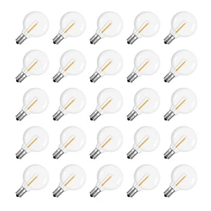 G40 1.57 Inch Led Replacement Light Bulbs, E12 Screw Base Shatterproof LED Sm... - Picture 1 of 7