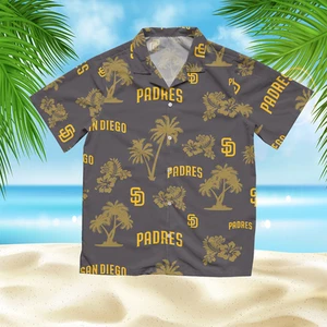 San diego baseball padre hawaiian shirt, city connect, SGA 2025 - Picture 1 of 2
