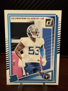 Oluwafemi Oladejo Rated Rookie-2025 Panini Donruss #384 Tennessee Titans NFL RC - Picture 1 of 2