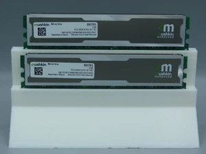 2x 2GB Mushkin Enhanced Silverline 991761 4GB DDR2 800MHz PC2-6400 PC RAM Kit - Foto 1 di 2