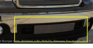 T-Rex Grilles 07-2013 Sierra 1500, 07-10 HD Billet Bumper Grille, Polished NOS - Picture 1 of 6
