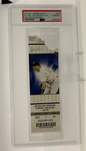 6/30 2011 Mark Teixeira CC Sabathia 300th HR 13 K's New York Yankees Ticket PSA - Picture 1 of 5