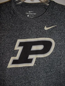 Purdue Long Sleeve T-Shirt The Nike Tee Black Heather Size Large NICE! - Picture 1 of 5