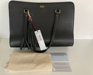Bolso de Mano Frances Valentine Sami Cuero Caído Negro - Nuevo con Etiquetas - Imagen 1 de 15