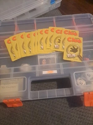  CLUE the Simpsons edition Replacement Parts Complete Set Of 21 Cards 2002 - Image 1 of 4