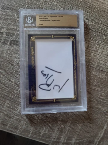 joan rivers autograph 2 of 4 beckett 2010 cut signature leaf Cover