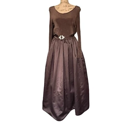 Jessica McClintock Collections Womens 6 Evening Gown Classic Formal Minimalist - Image 1 of 4