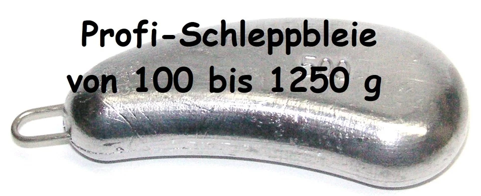 Schleppblei 100-150-200-250-300-350-400-450-500-650-750-850-1000 g Nierenblei JB - Bild 1 von 1