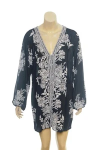 Anthropologie Printed Sleep Romper M 8 Women's Casual Floral Printed NEW 33428 - Picture 1 of 6