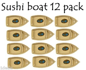 TOTALMENTE NUEVO Wei Melamina Sushi Barco Para servir Plato de 12 PAQUETE CON DESCUENTO ADICIONAL - Imagen 1 de 2