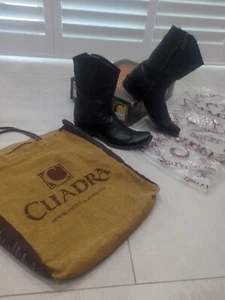 Cuadra Mens Boots Volturno Negro Semi Cuadrada Mens SIZE 10 Ships Free Rack 1 - Picture 1 of 24
