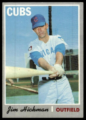1970 Topps #612 Jim Hickman - Image 1 of 2