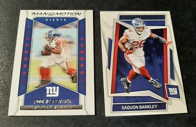 2022 Panini Rookies&Stars Football Saquon Barkley #MM-10 Man In Motion/Base #74 - Image 1 of 2