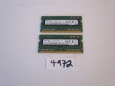 Samsung 2X4Gb=8Gb 1600Mhz PC3L-12800 DDR3 SODIMM laptop memory RAM (4972) - Image 1 of 4
