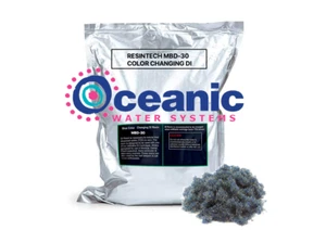 4 LBS DI Resin RESINTECH MBD-30 Color Changing Mixed Bed Deionization (DI) 0 TDS - Picture 1 of 5
