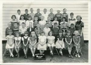 Bastian Grundschule Klasse Foto 1955 Houston, Texas Schüler Lehrer - Bild 1 von 2