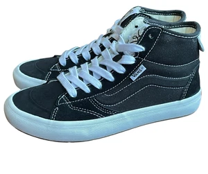 VANS The Lizzie Shoe Suede Canvas Black White Sneaker Unisex Male 5.5 / Female 7 - Picture 1 of 18