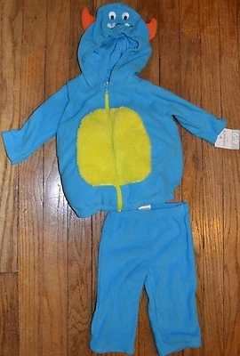 Carter's Baby MONSTER Halloween Costume Soft Fleece Easy to wear 2 Piece Set - Image 1 of 2