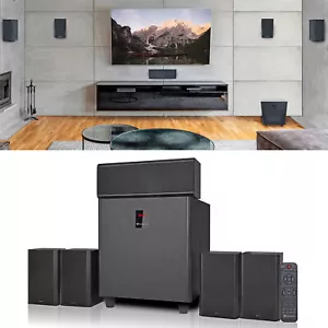 Rockville HTS820 1500w Sistema home theater 5,1 canali Bluetooth/USB + subwoofer - Foto 1 di 12