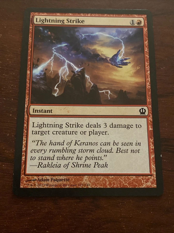 Lightning Strike Theros 127/249 MTG Magic The Gathering B9549* - Image 1 of 1