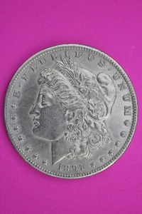 High Grade 1891 O Morgan Liberty Silver Dollar New Orleans Semi Key Coin 222 - Picture 1 of 3