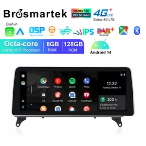 12.3" 8-Kern 128GB Android 14 Autoradio CarPlay 4G LTE Für BMW X5 E70 X6 E71 CCC - Bild 1 von 16