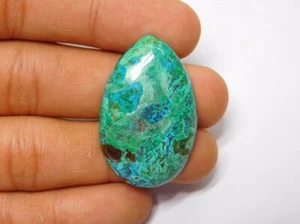 Best Chrysocolla Malachite Cabochon Loose Gemstone For Jewelry 38 Cts. ME-7754 - Imagen 1 de 5